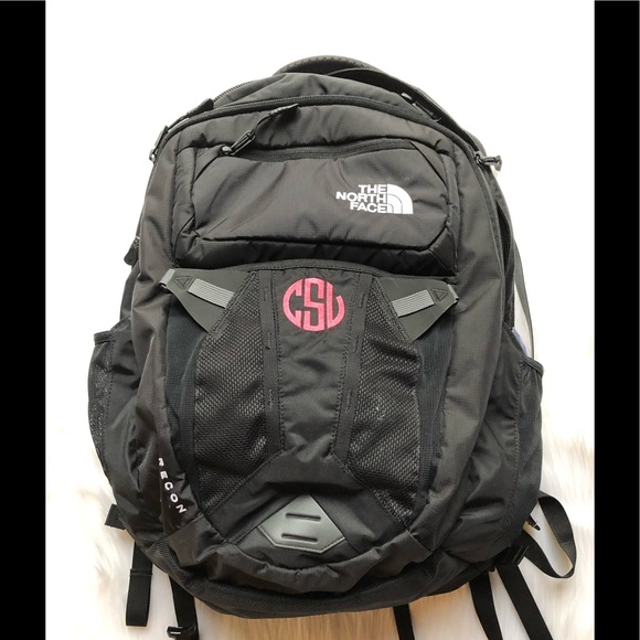 the north face backpack monogrammed